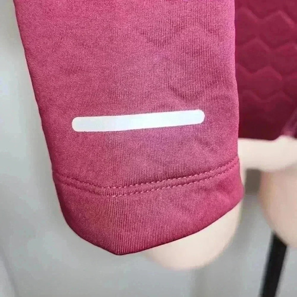 Asics URBAN RACER‎ JACKET Womens Size Small Cranberry - Picture 6 of 12